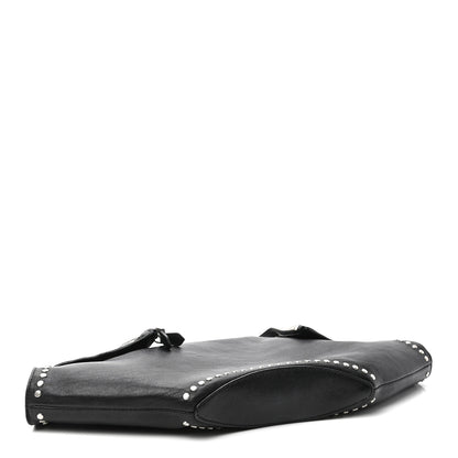 Alexander McQueen Calfskin Studded De Manta Clutch Black 4 of 9