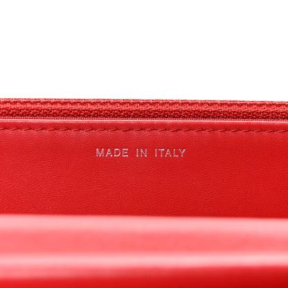 Chanel Caviar Timeless CC Wallet On Chain WOC Red 7 of 11