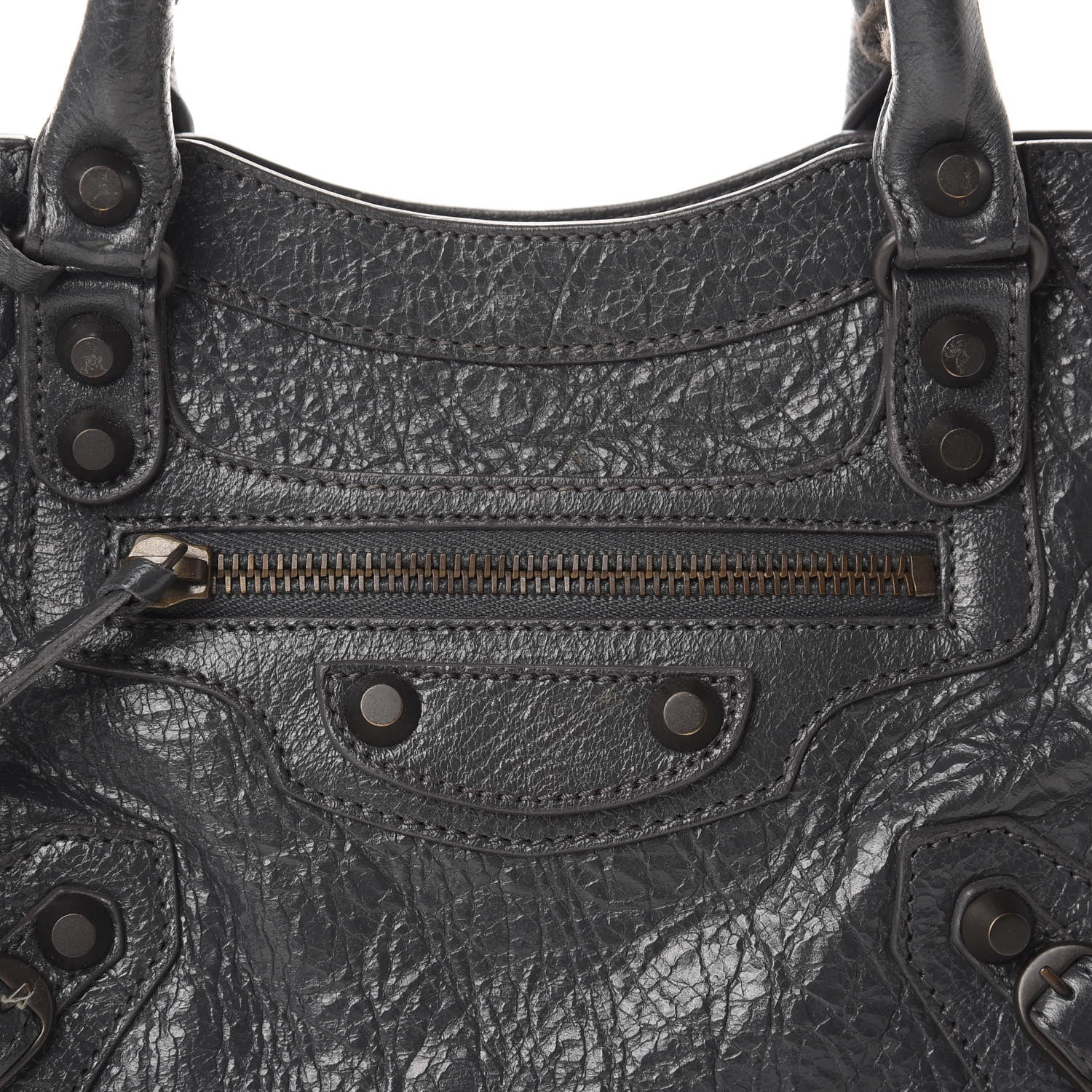Balenciaga Agneau Classic Hardware Mini City Gris Fossile 11 of 11