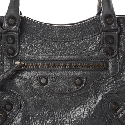 Balenciaga Agneau Classic Hardware Mini City Gris Fossile 11 of 11