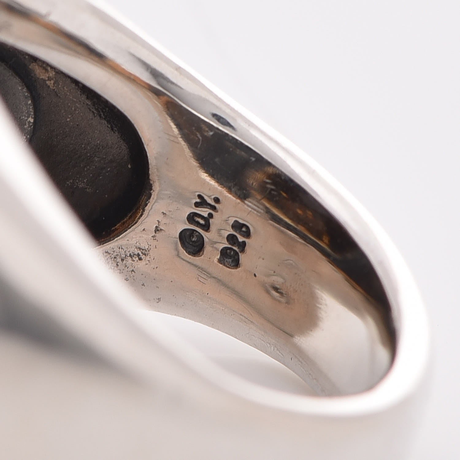 David Yurman Sterling Silver Citrine 20mm Albion Statement Ring 56 7.5 4 of 6