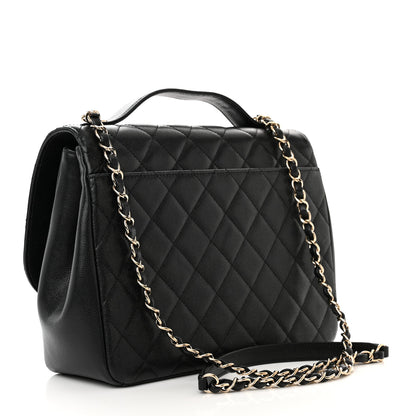 Chanel Caviar Quilted Large Business Affinity Flap Black 3 of 12