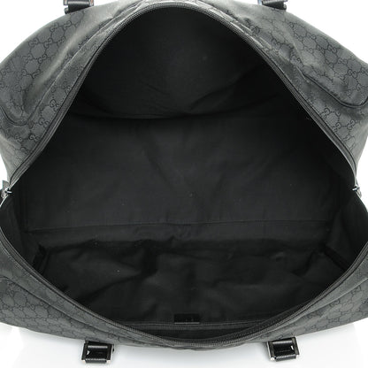 Gucci Nylon Monogram Large Duffle Bag Black 5 of 7