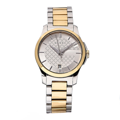 Gucci Stainless Steel 28mm G-Timeless Two Tone Quartz Watch 1 of 7