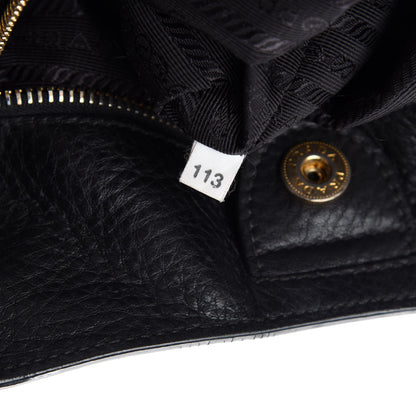 Prada Vitello Daino Shoulder Bag Black 12 of 13