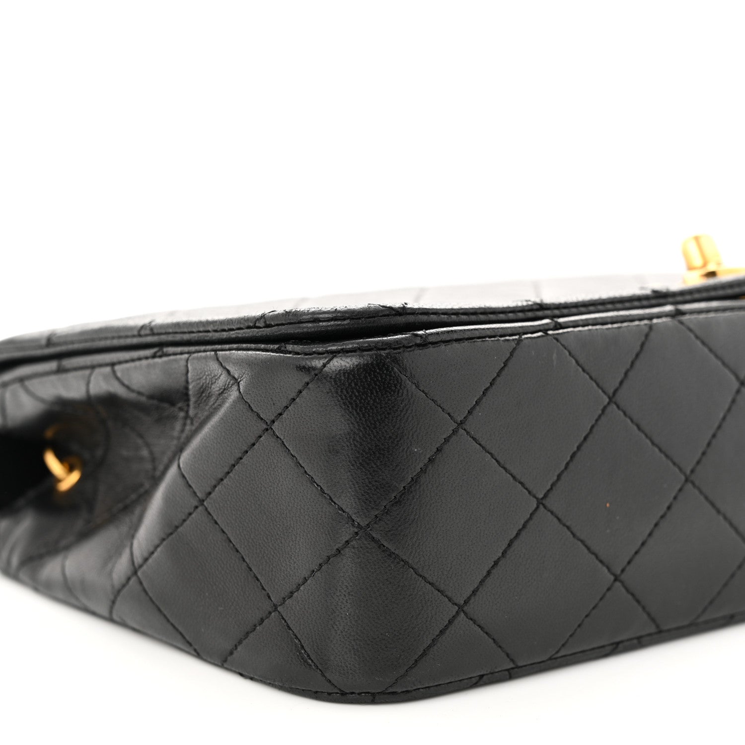 Chanel Lambskin Quilted Small Single Flap Black 10 of 11