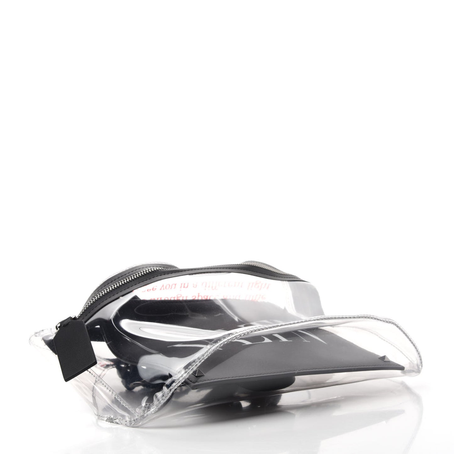 PVC VLTN Belt Bag Black
