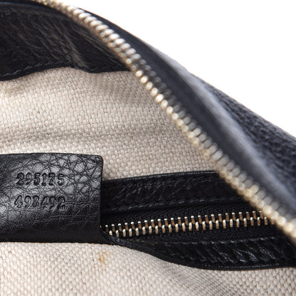 Gucci Pebbled Calfskin Medium Soho Hobo Black 9 of 11