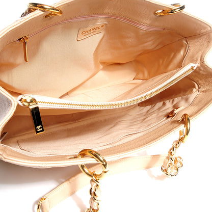 Chanel Caviar Grand Shopping Tote GST Beige Clair 5 of 7