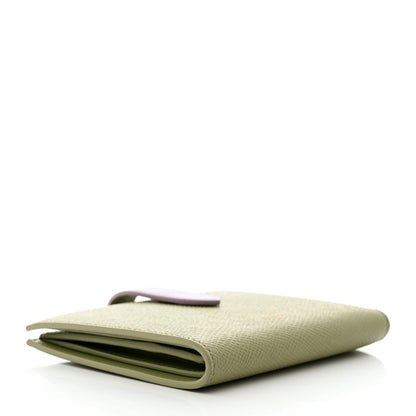 Celine Grained Calfskin Medium Multifunction Strap Wallet Sage Lilas 4 of 8