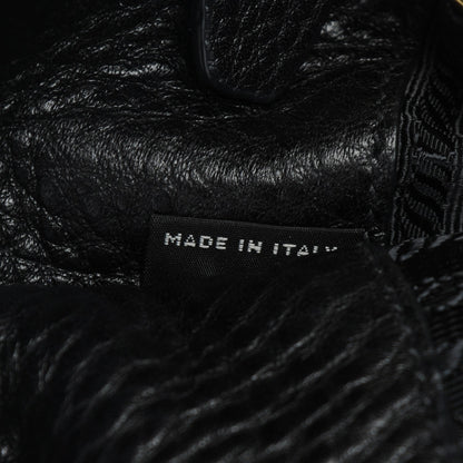 Prada Vitello Daino Twin Pocket Tote Black 7 of 9