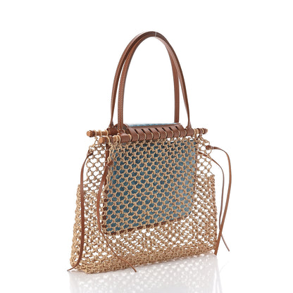 Goyard Goyardine Net Aligre Tote Blue 2 of 8