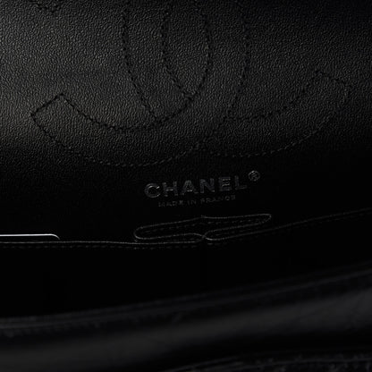 Chanel Aged Calfskin Chevron Quilted 2.55 Reissue 226 So Black 8 of 10