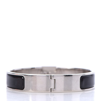 Hermes Enamel Clic Anneau Bracelet PM Black 3 of 5