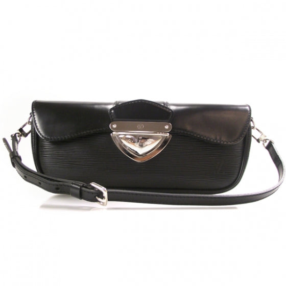 Louis Vuitton Epi Montaigne Pochette Noir 1 of 9