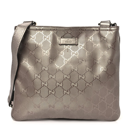 Gucci Imprime Monogram Small Flat Messenger Bag Mauve 1 of 10
