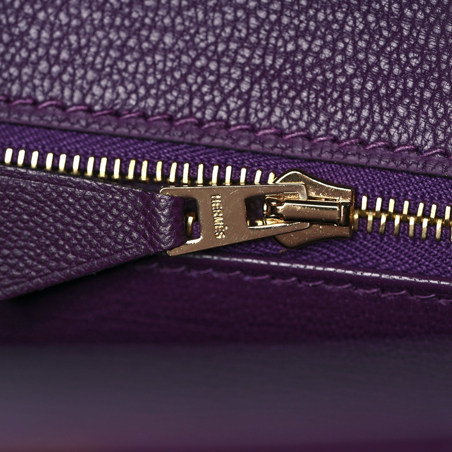 Madame Calfskin Birkin Sellier 25 Cassis