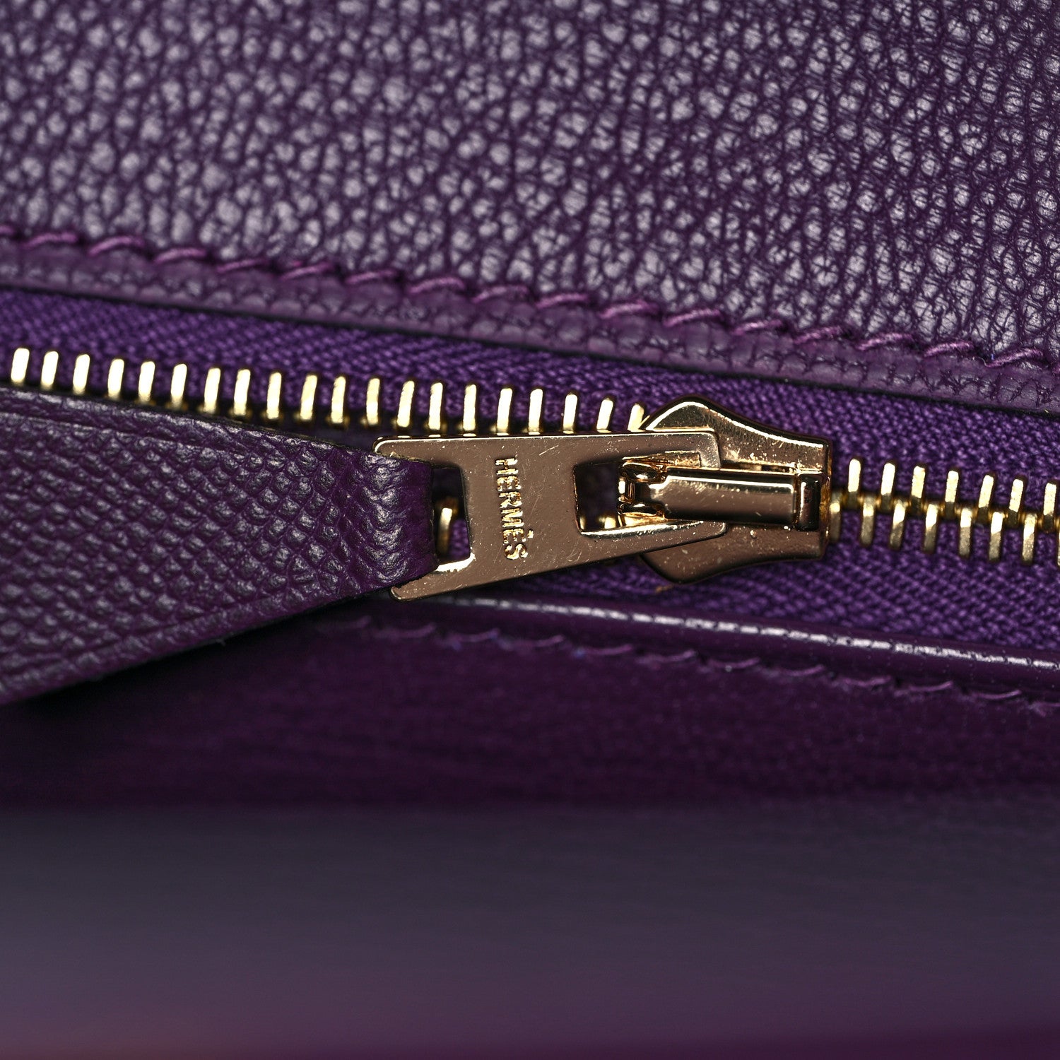 Hermes Madame Calfskin Birkin Sellier 25 Cassis 21 of 34