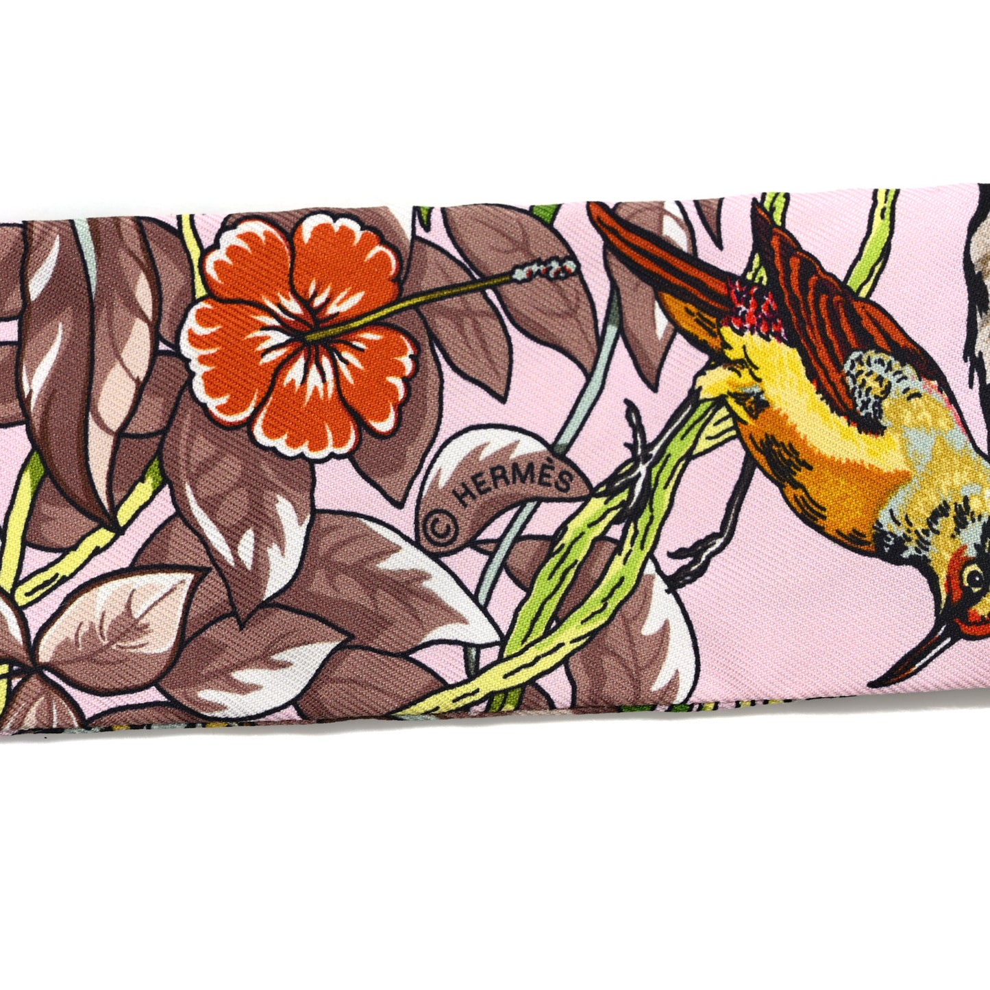 Silk Jungle Love Love Twilly Rose Pale Etoupe