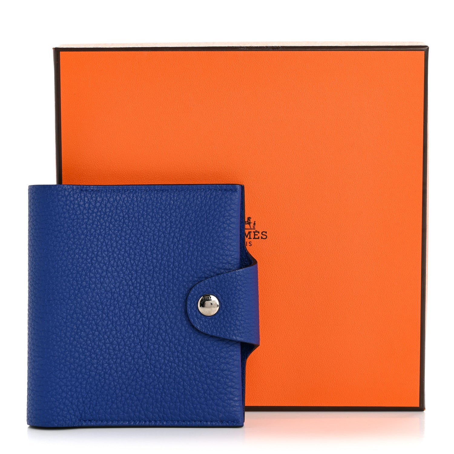 Hermes Togo Ulysse Neo Mini Agenda Cover Bleu Electrique 8 of 8