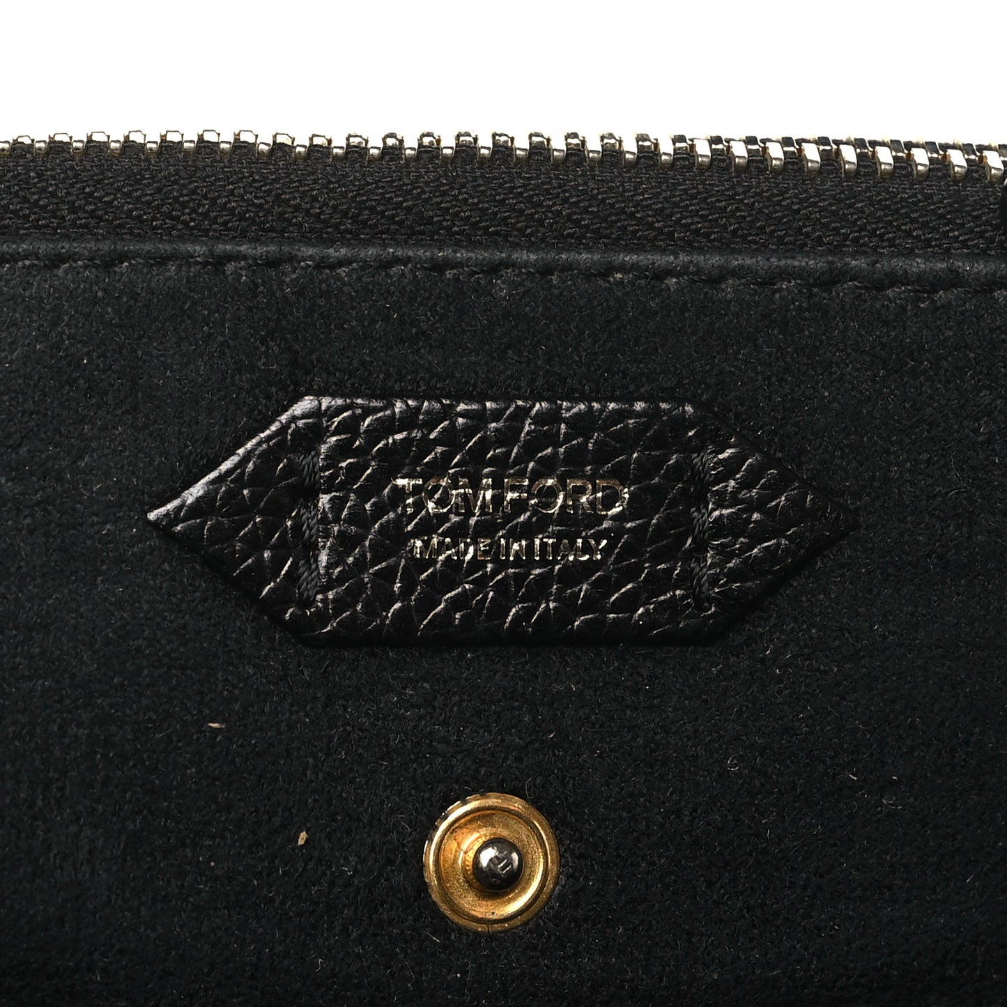 Pebbled Calfskin Triple Zip Crossbody Bag Black