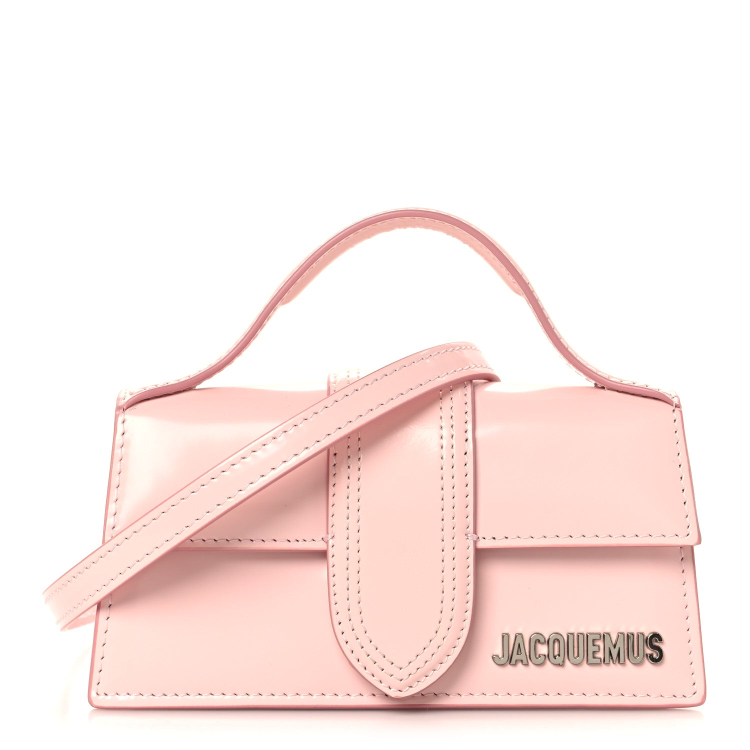 Jacquemus Glazed Calfskin Le Bambino Pale Pink 1 of 9