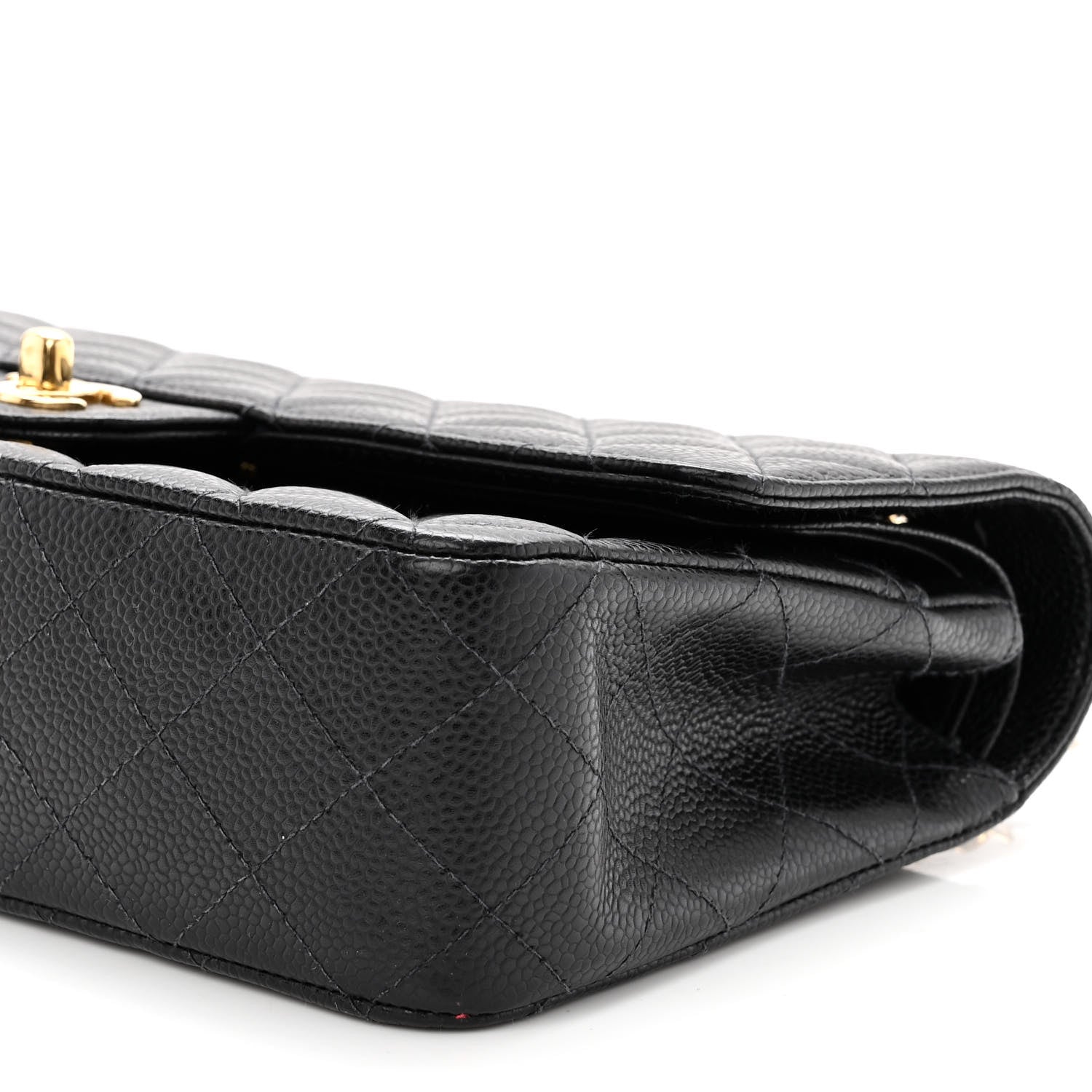 Chanel Caviar Quilted Medium Double Flap Black 10 of 10