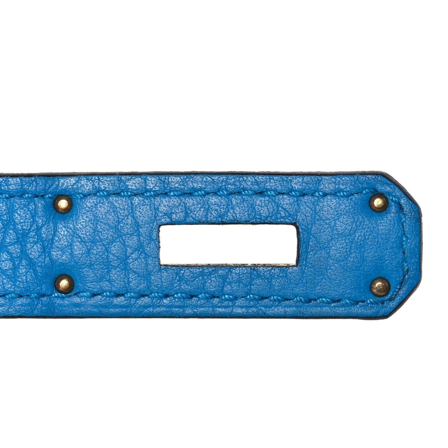 Taurillon Clemence Birkin 30 Bleu Zanzibar