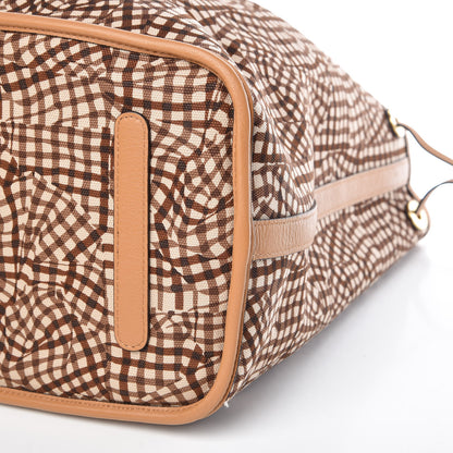 MCM Visetos Large Liz Reversible Shopper Tote Cognac 12 of 12