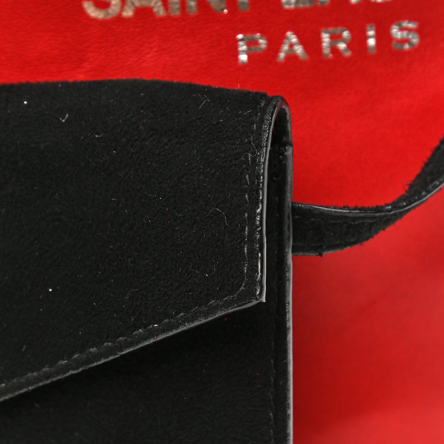 Lambskin Small Teddy Bucket Bag Red