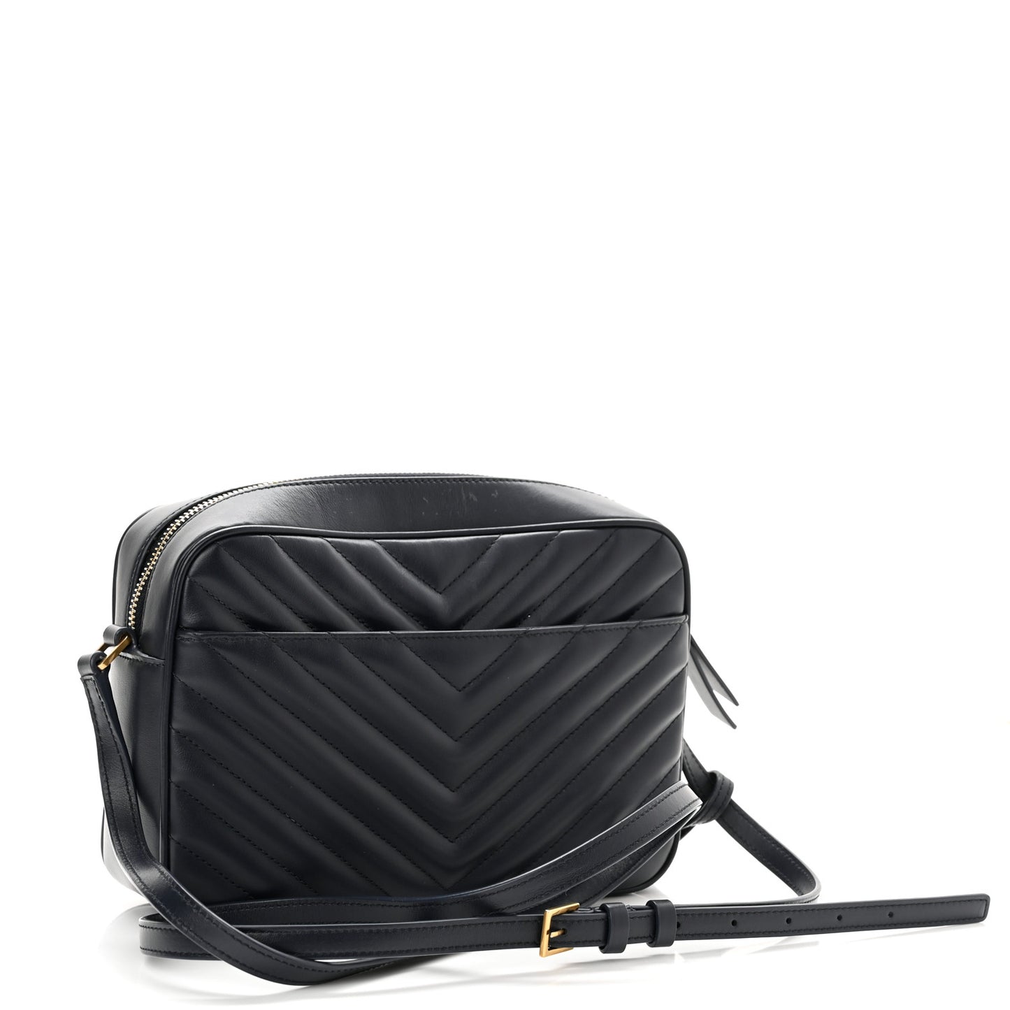 Calfskin Matelasse Monogram Lou Camera Bag Deep Marine