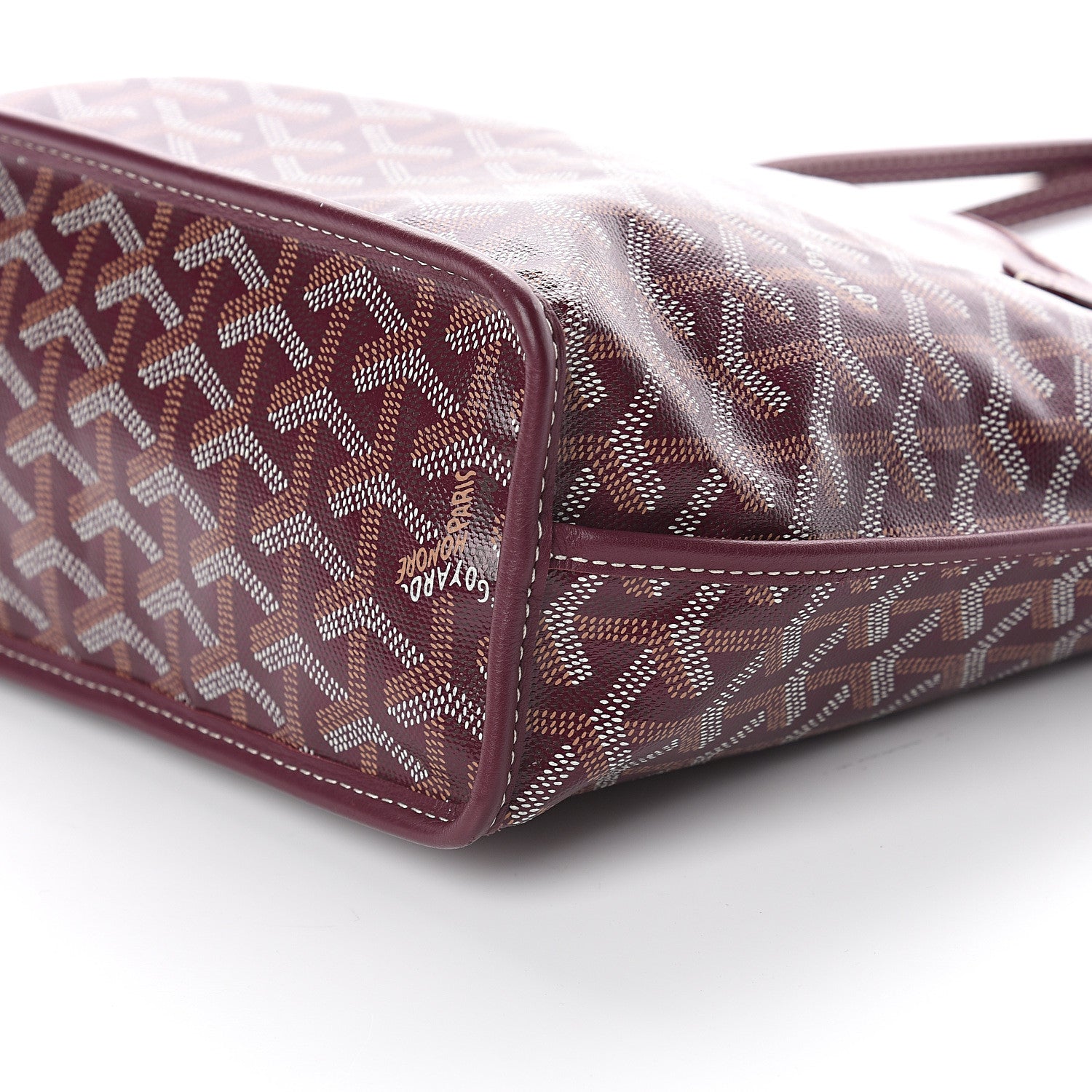Goyard Goyardine Reversible Mini Anjou Burgundy 9 of 9