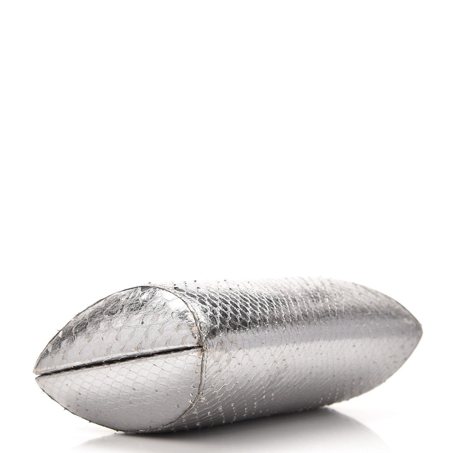 Nancy Gonzalez Python Clutch Silver 4 of 8