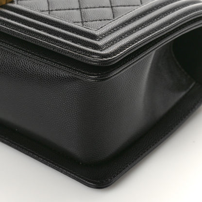 Chanel Caviar Quilted Medium Boy Flap Black 9 of 9