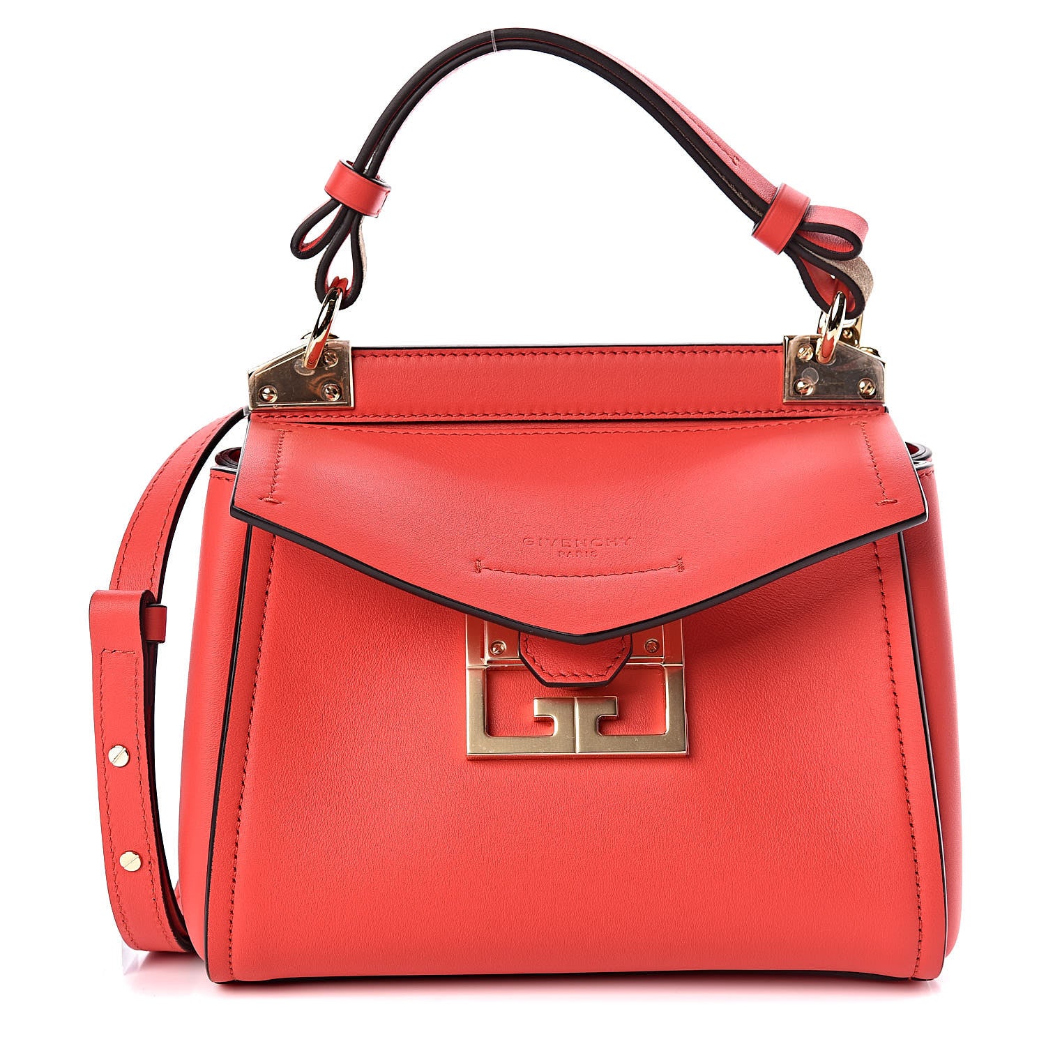 Givenchy Calfskin Mini Mystic Shoulder Bag Red 1 of 10