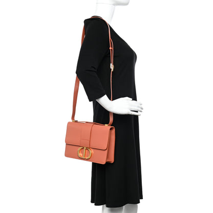 Christian Dior Smooth Calfskin 30 Montaigne Flap Bag Indian Red 3 of 11