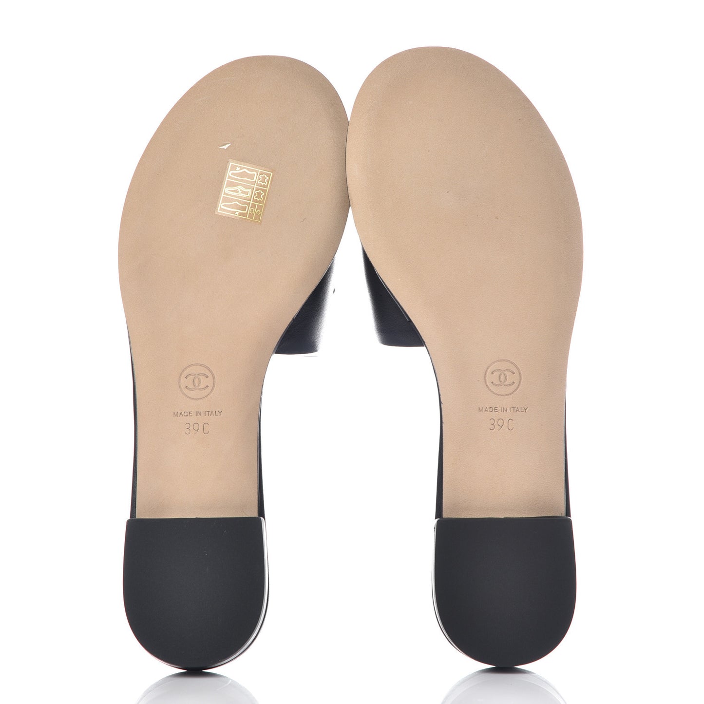 Lambskin Beaded CC Mules 39 Black