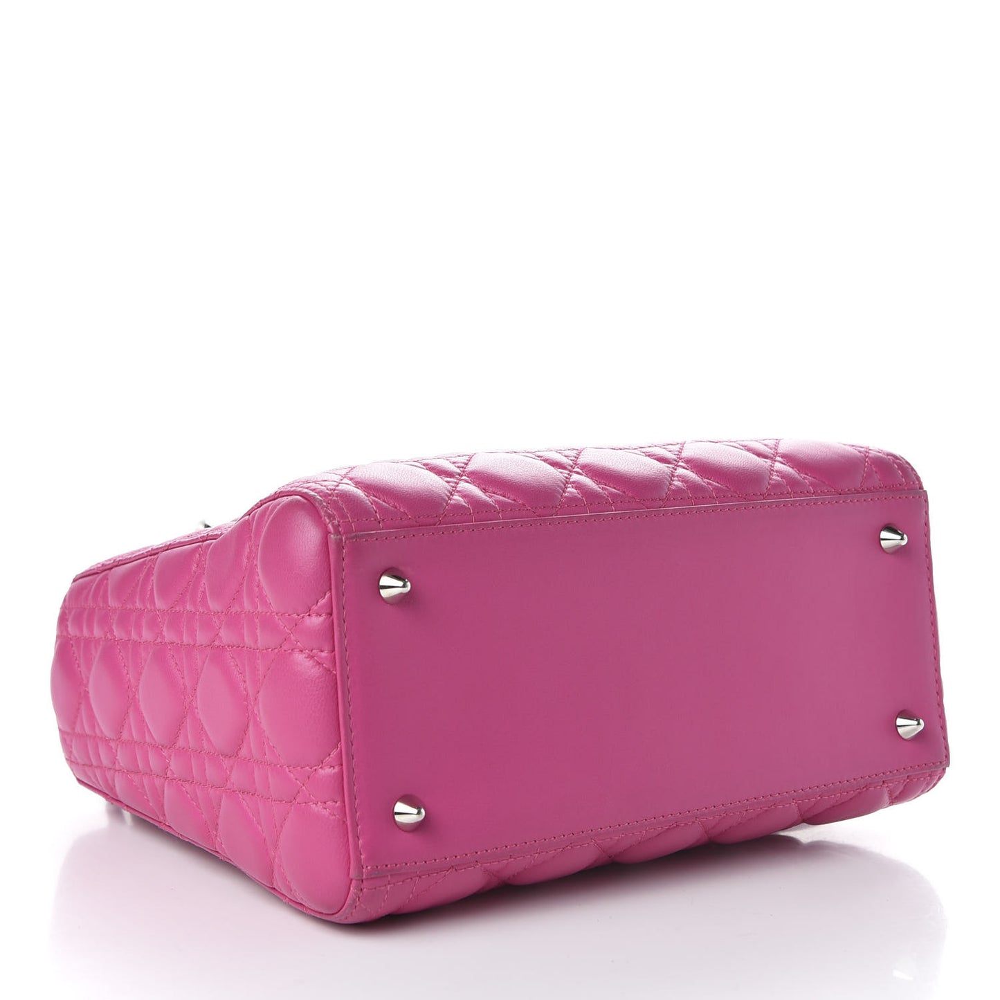 Lambskin Cannage Medium Lady Dior Pink