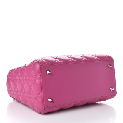 Christian Dior Lambskin Cannage Medium Lady Dior Pink 4 of 8