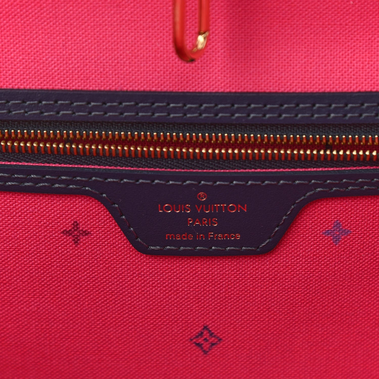 Louis Vuitton Monogram Giant Spring In The City Neverfull MM Midnight Fuchsia 6 of 10