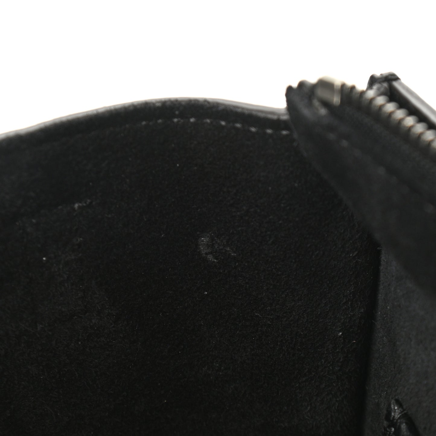 Drummed Calfskin Nano Luggage Black