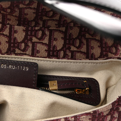 Christian Dior Oblique Saddle Bag Burgundy 7 of 10