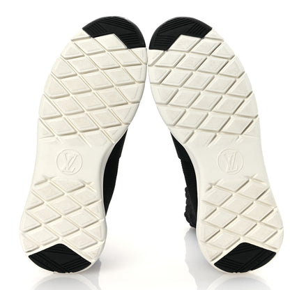 Louis Vuitton Monogram Stretch Fabric Aftergame Sneaker Boots 36.5 Black 7 of 11