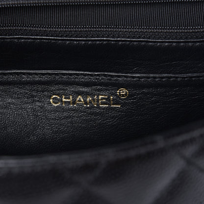 Chanel Caviar Quilted Jumbo Kelly Flap Black 5 of 10