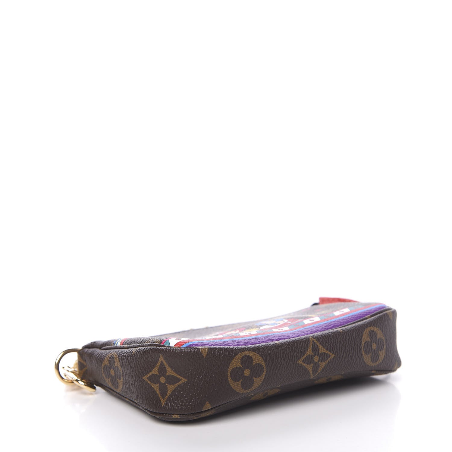 Louis Vuitton Monogram 2020 Christmas Animation Bumper Cars Mini Pochette Accessories Coquelicot 4 of 8