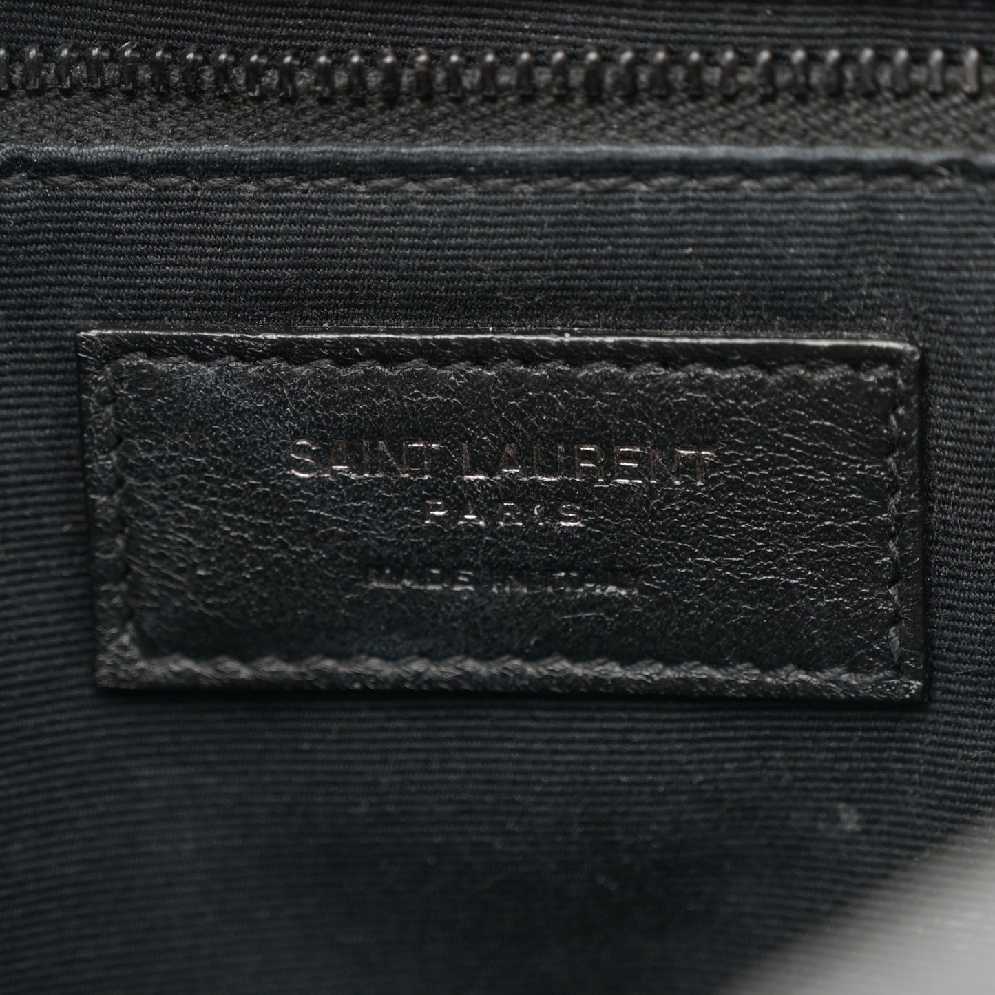 Crinkled Calfskin Matelasse Monogram Medium Niki Chain Satchel Black