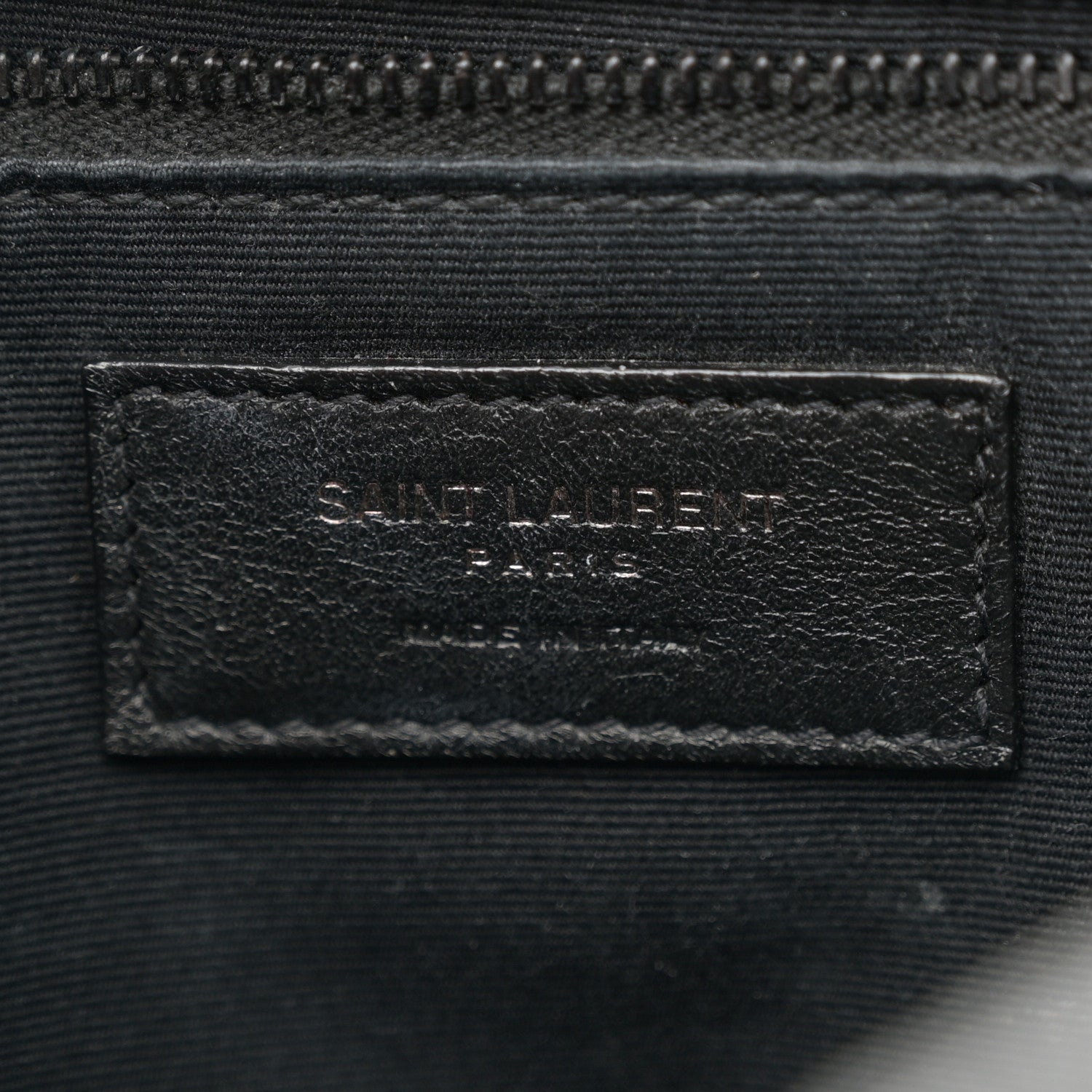 Saint Laurent Crinkled Calfskin Matelasse Monogram Medium Niki Chain Satchel Black 6 of 14