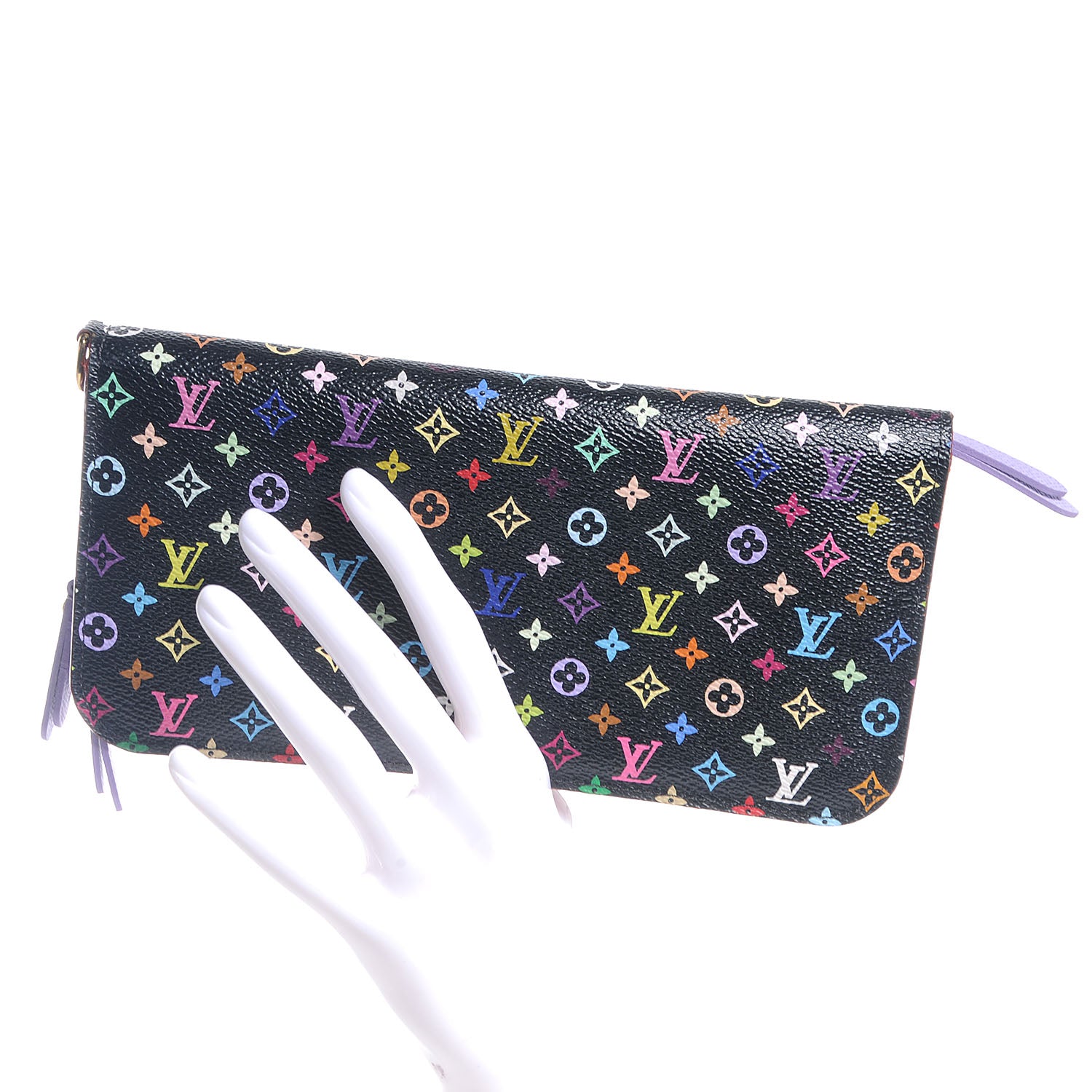 Louis Vuitton Monogram Multicolor Insolite Wallet Violet 2 of 8