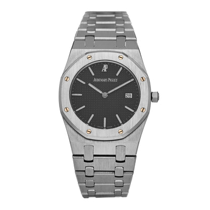 Audemars Piguet Stainless Steel 33mm Royal Oak Quartz Watch Black 56175ST 1 of 5
