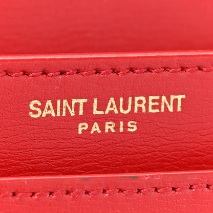 Saint Laurent Calfskin Medium Monogram Sunset Rouge Eros 7 of 13
